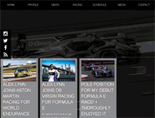 Tablet Screenshot of alexlynnracing.com